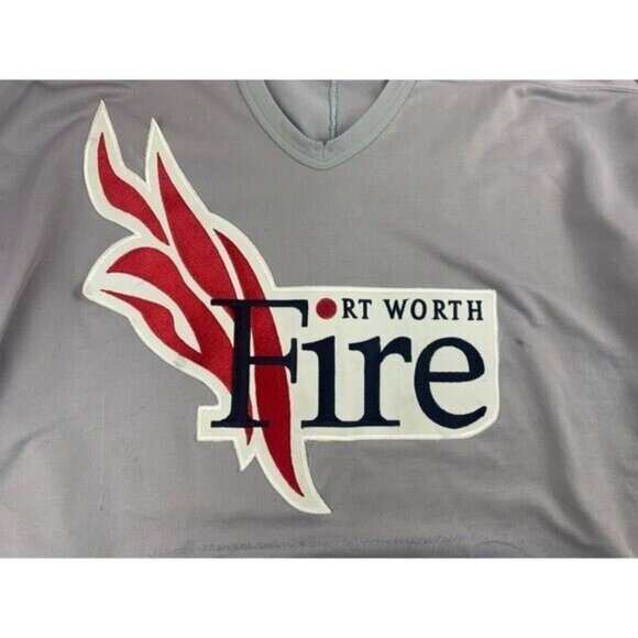 Vintage Fort Worth Fire Central Hockey League Practice Jersey Hockey‎ Circa 1999 - Picture 3 of 9